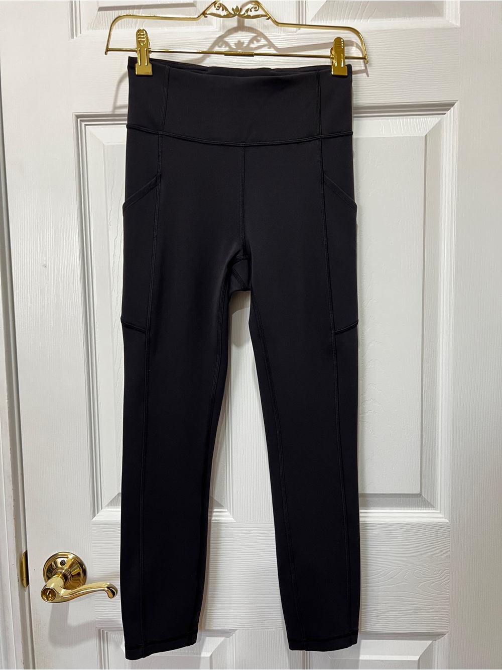 Lululemon Invigorate High-Rise Legging Pants Crop 23" Size 4 Black